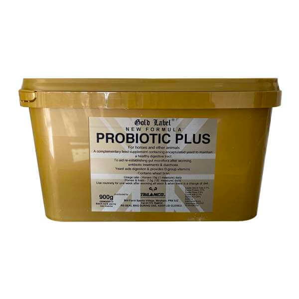 Gold Label Probiotic Plus For Horses – 900 Grams